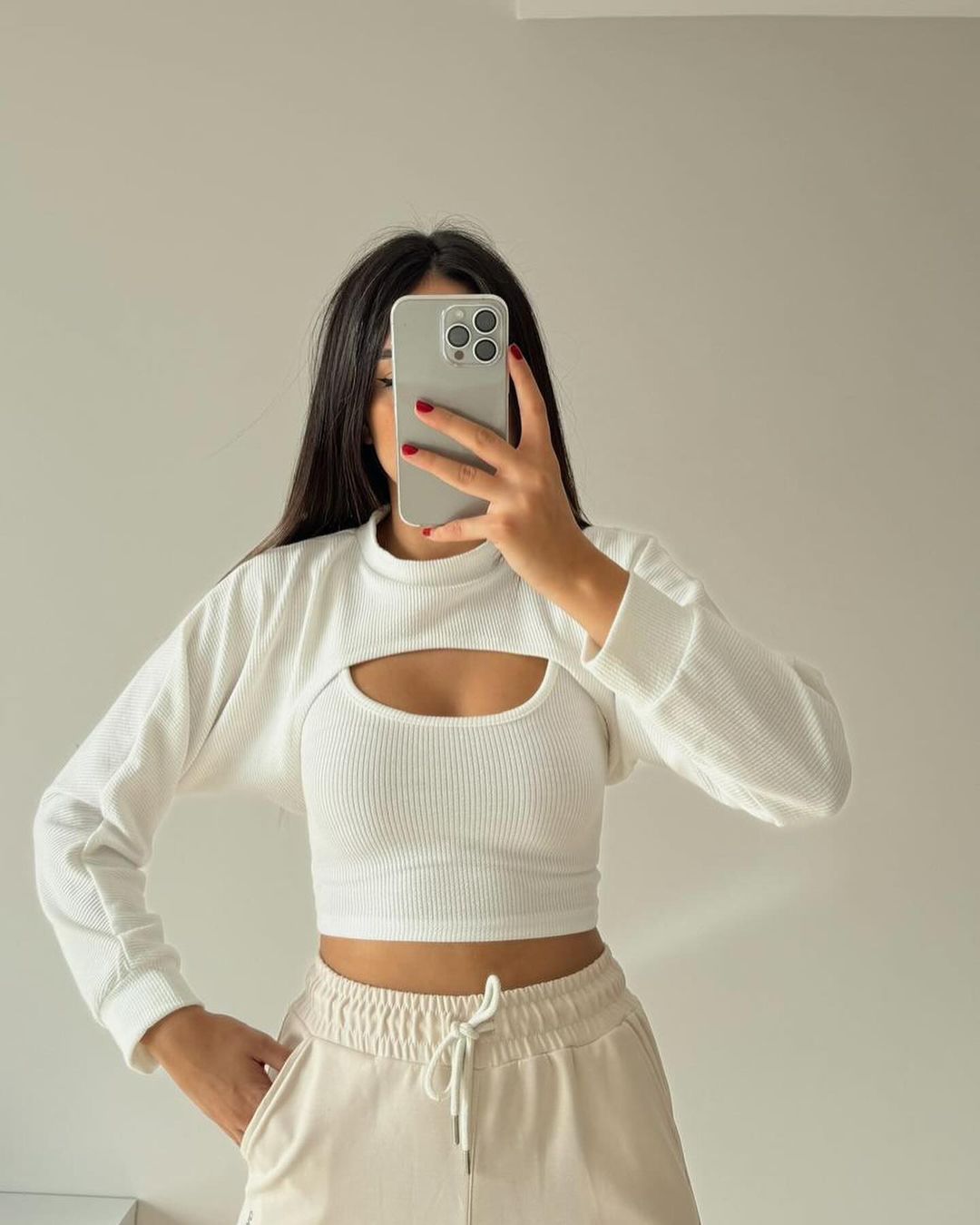 Crop sweat Zweiteiler