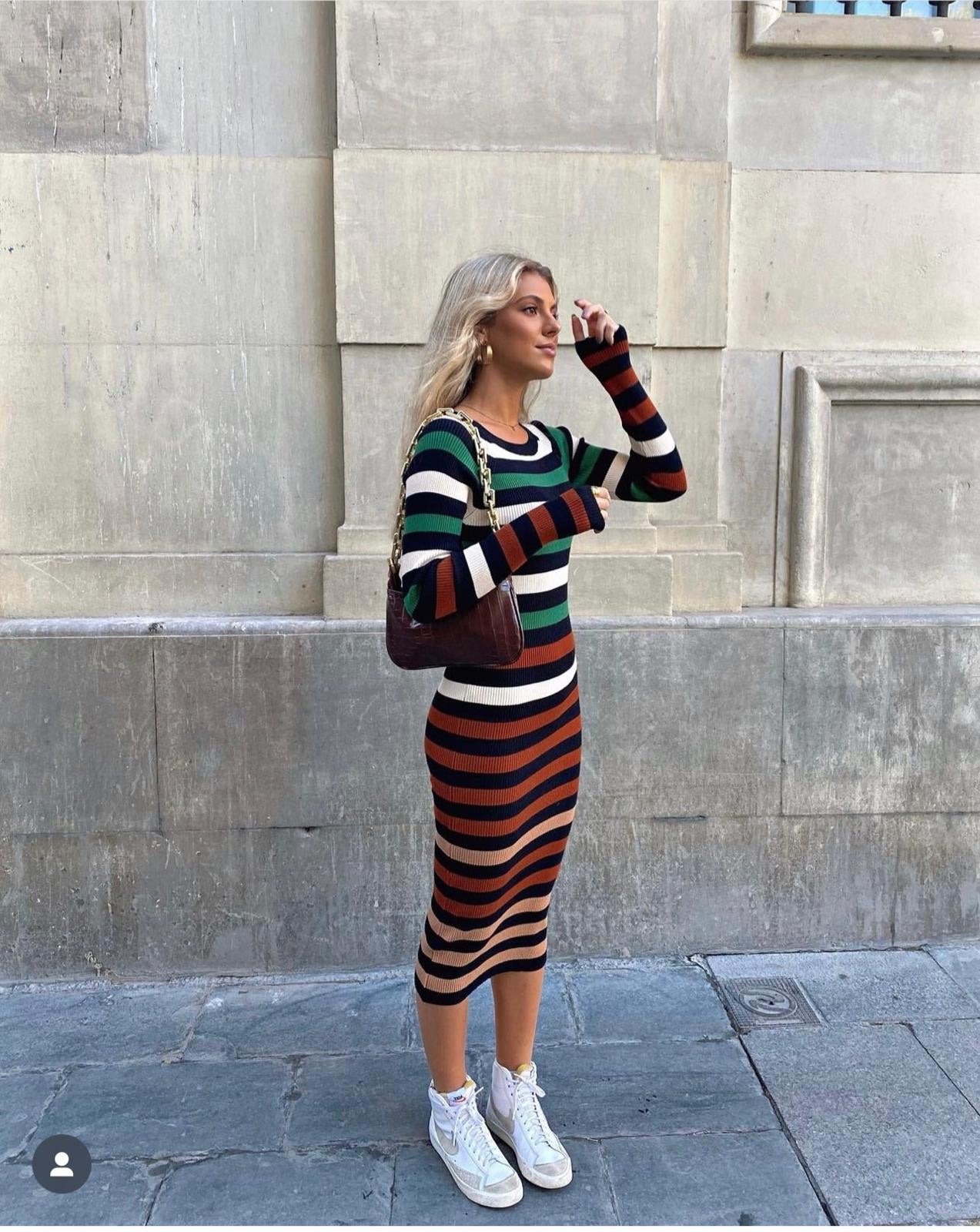 Colormix StripeKleid