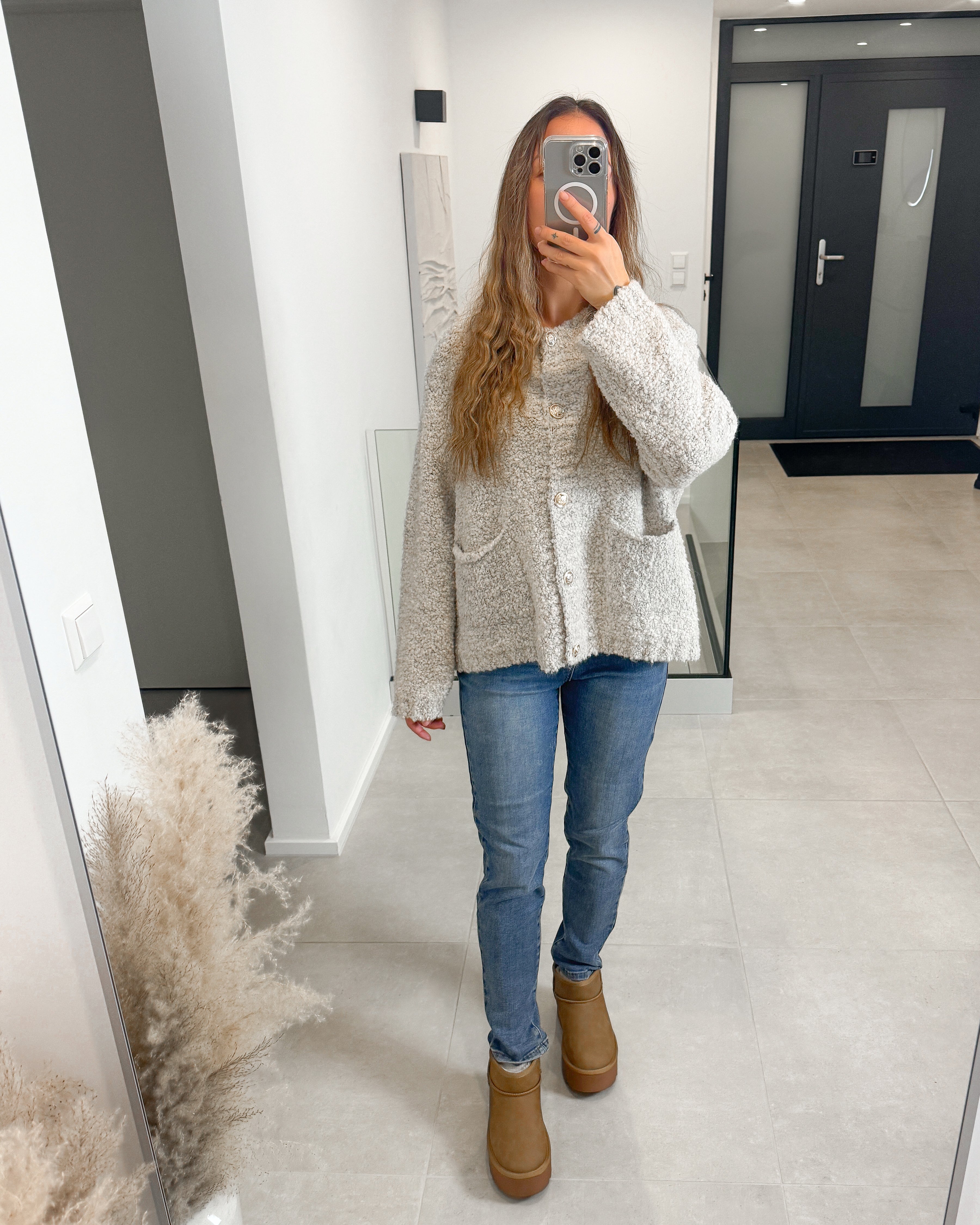 Bouclé Cardigan