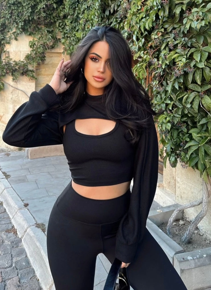 Crop Sweat Zweiteiler