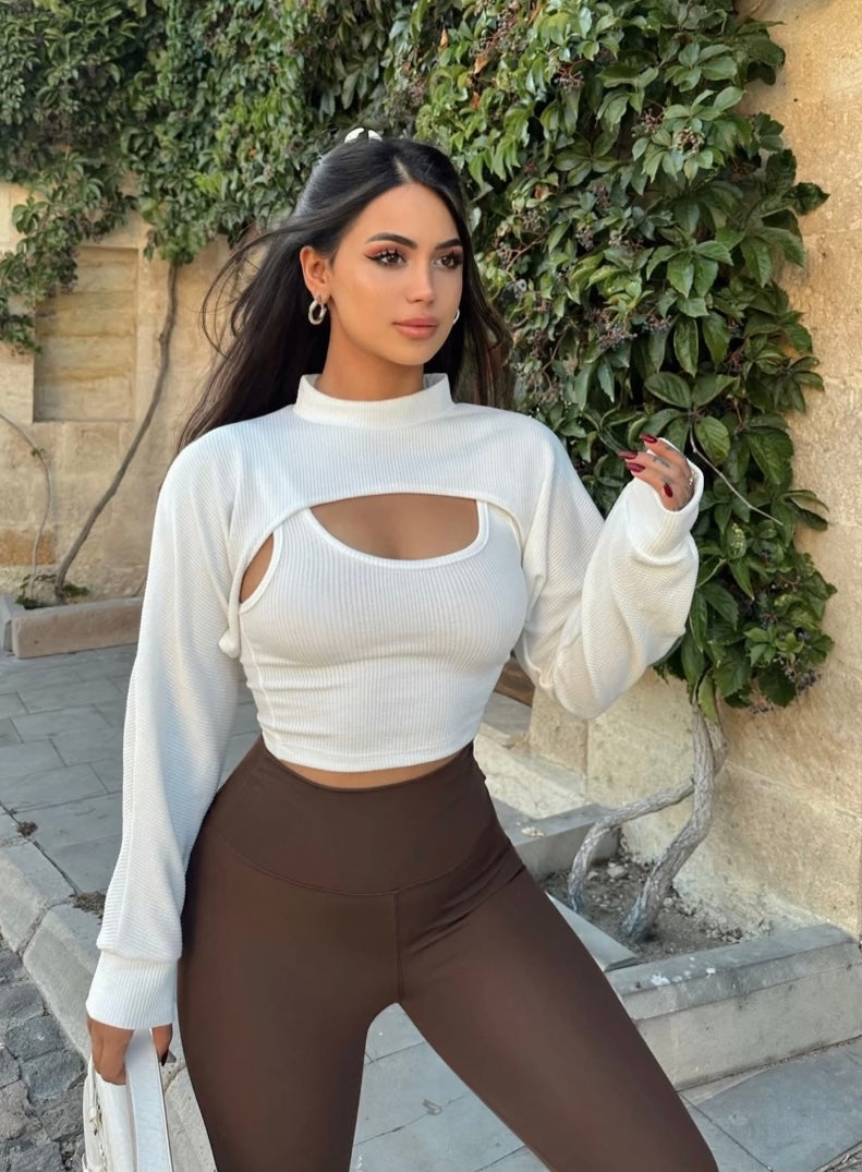 Crop sweat Zweiteiler