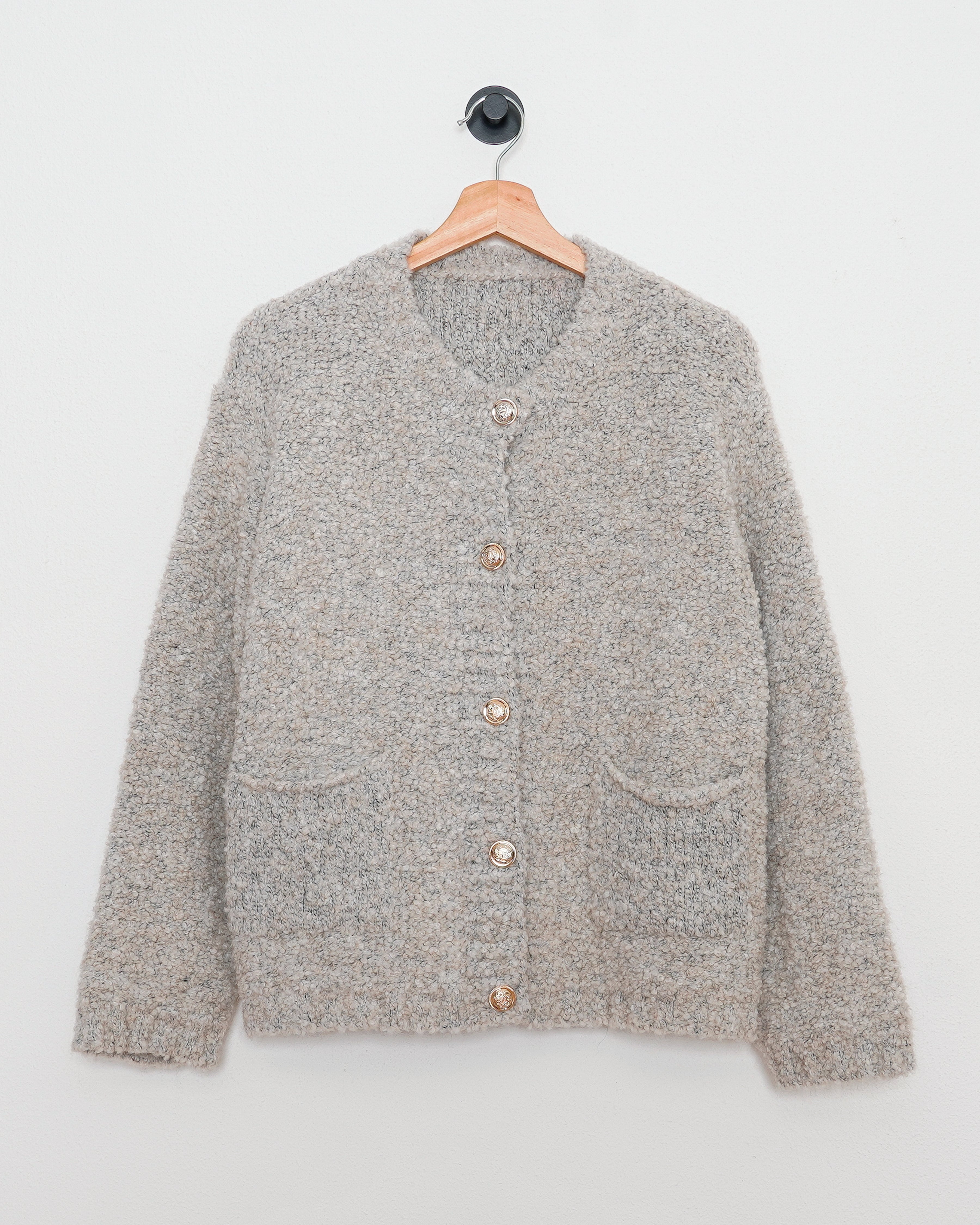Bouclé Cardigan