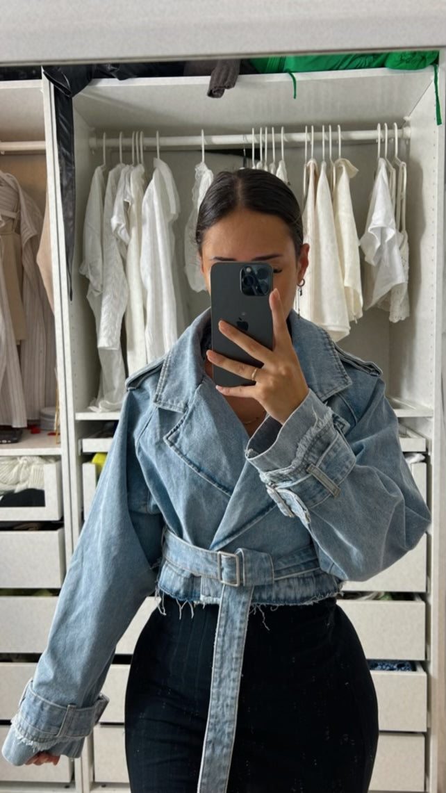Crop JeansJacke