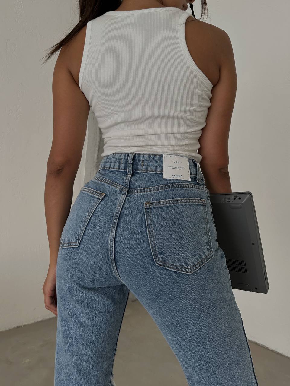 Boyfriend Jeans-destroyed jeans -lässig geschnitten