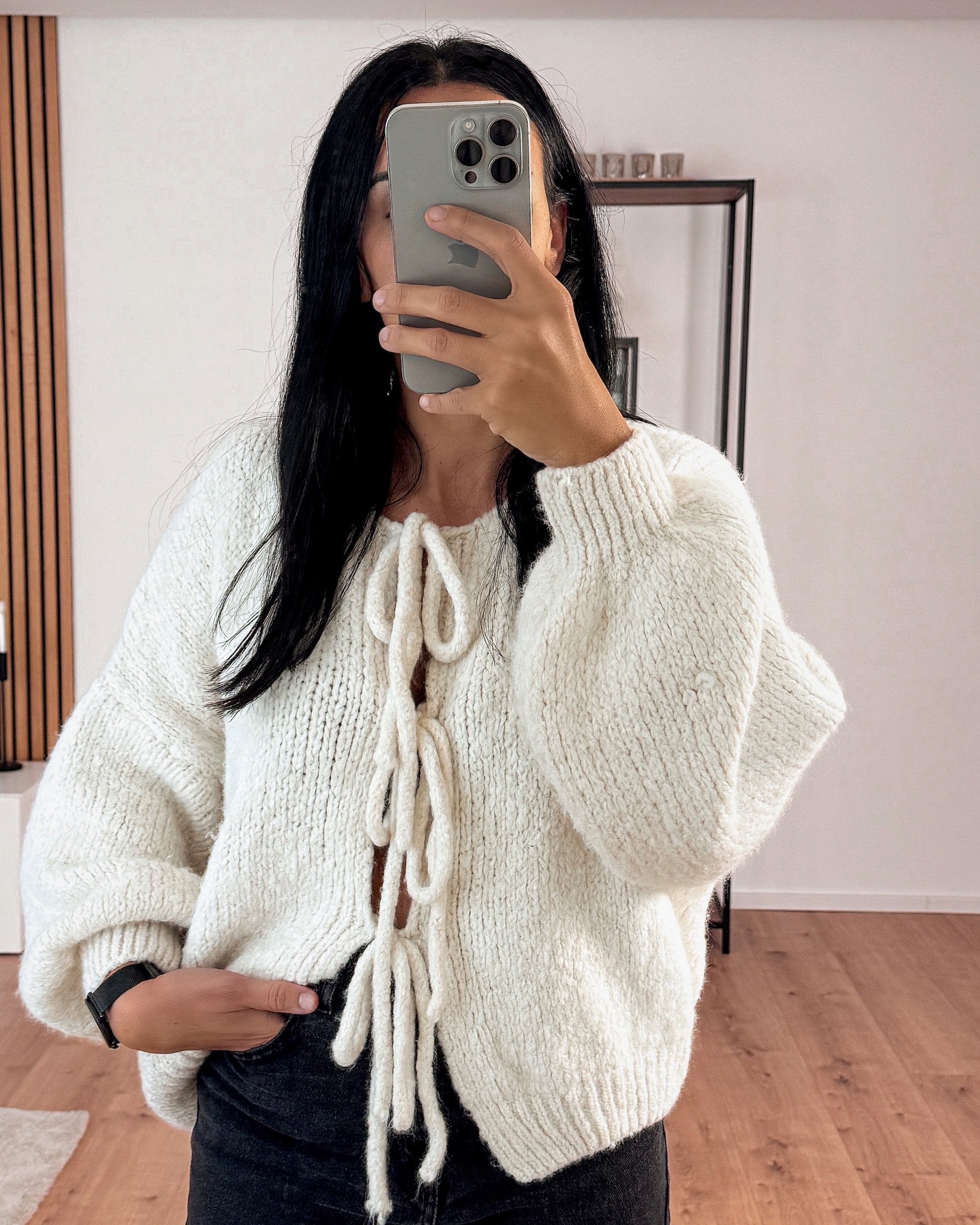 Schleifen Cardigan