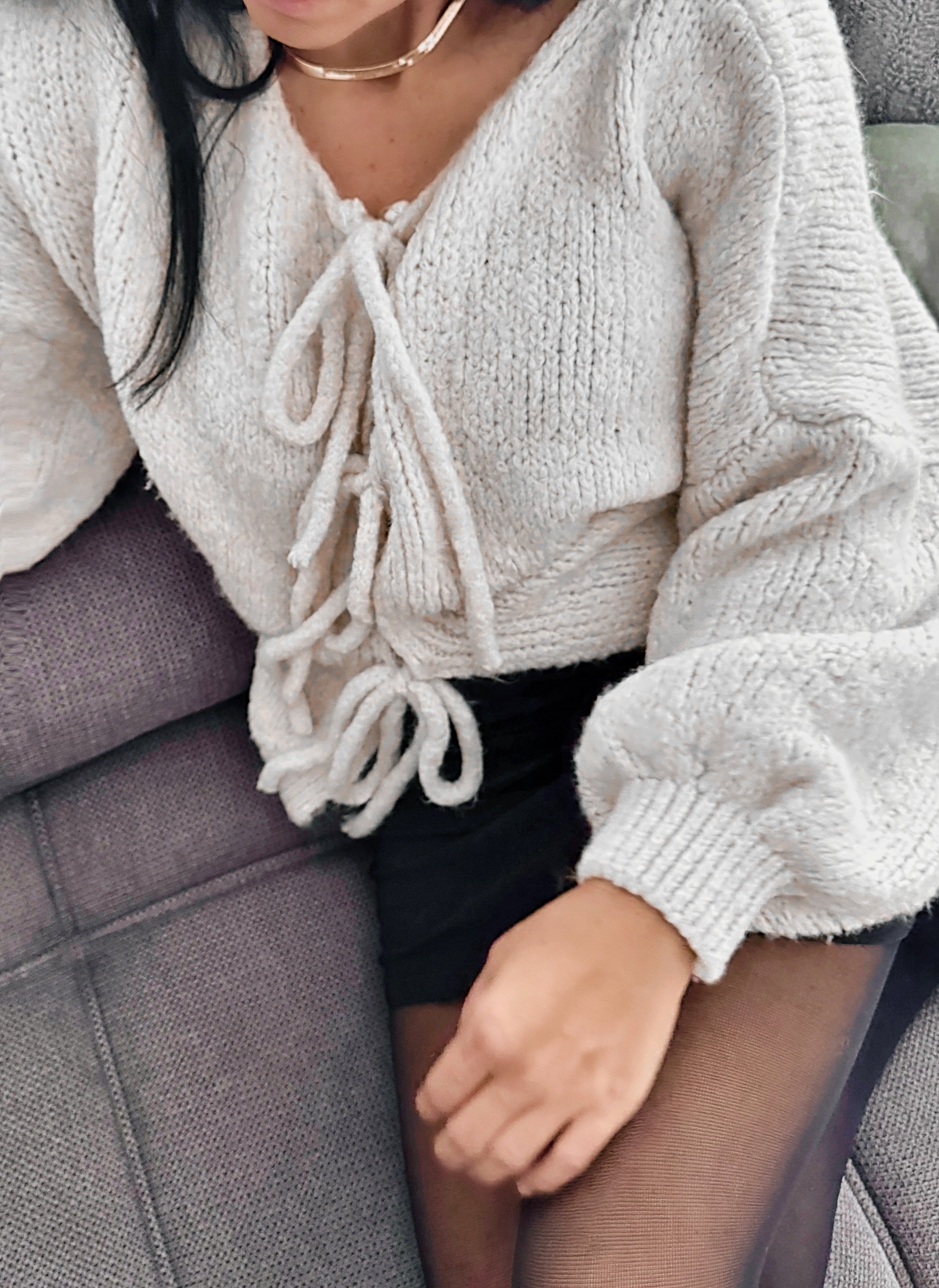 Schleifen Cardigan